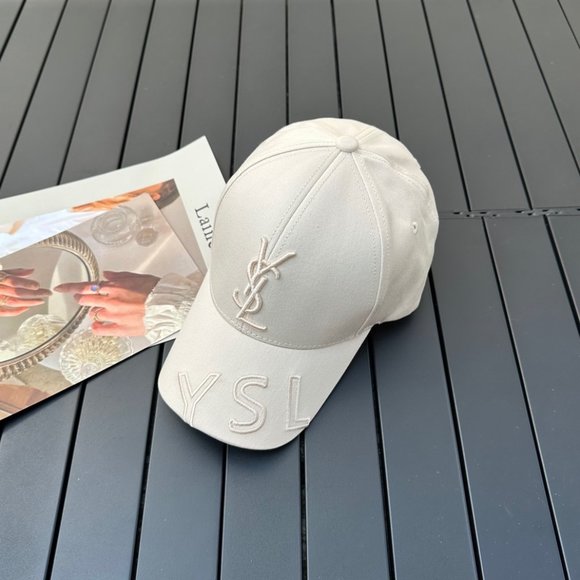 Accessories - YSL summer cotton baseball cap